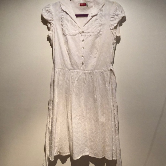 Adorable Feminine Ruby Rox white lacy dress - Picture 1 of 7